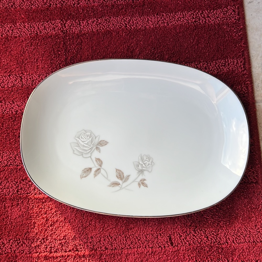 🦃🎁🐰NORITAKE “ROSAY” 6216 7 PC CHINA SET 🌹 - Picture 7 of 12